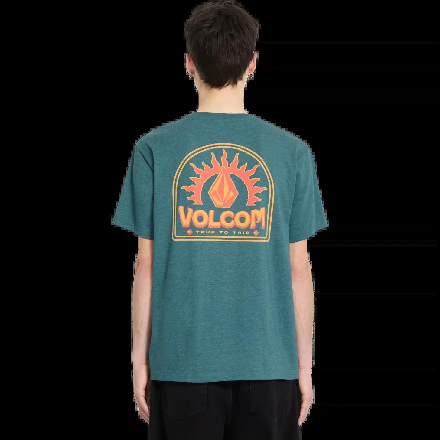 Camiseta Volcom SOLSTICE HTH SST Verde Fusil 2/6