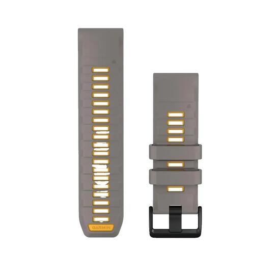 Armband Garmin QuickFit Silikon Silber/Gelb
