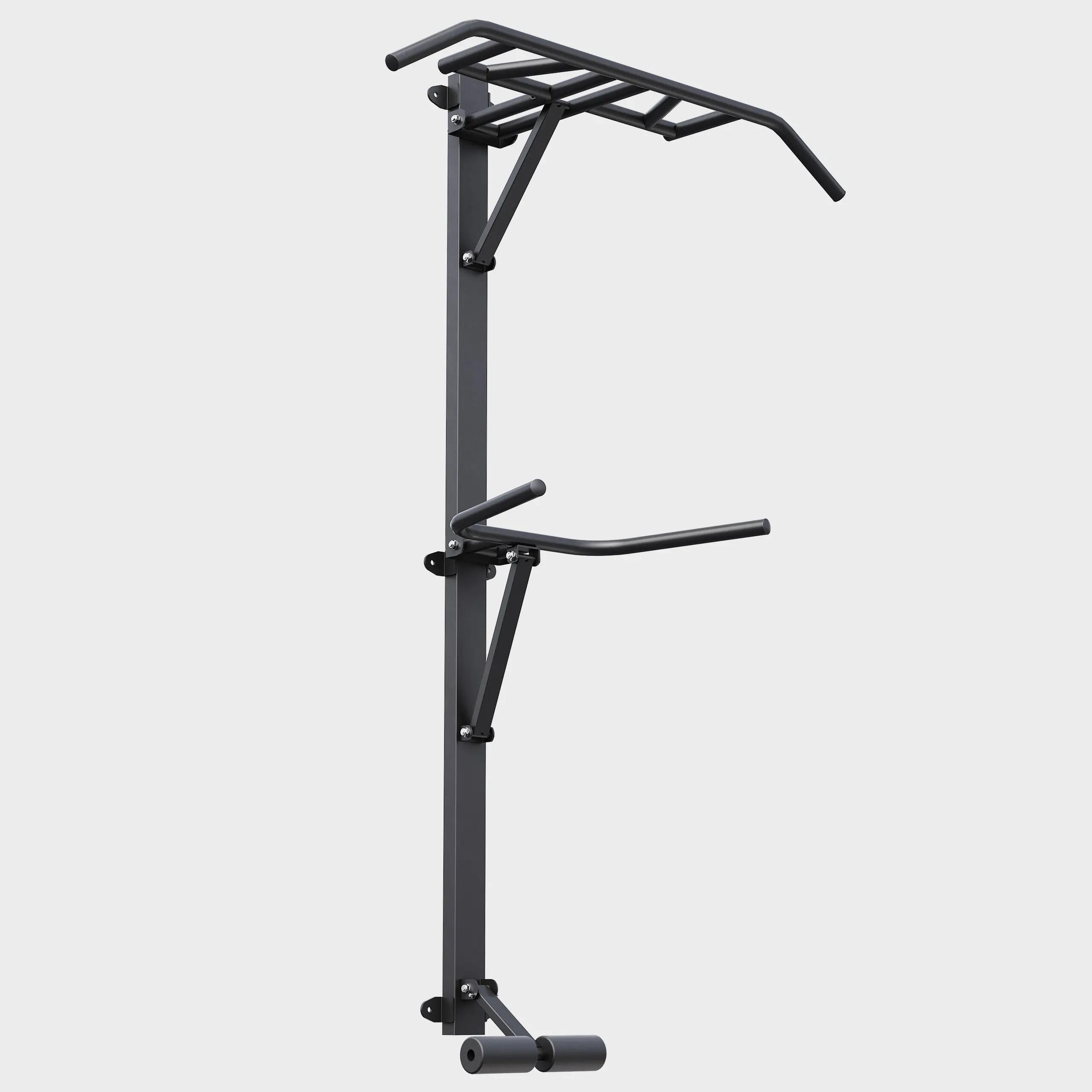 Klimmzug Dip Station klappbar für die Wand, bis 200 kg 4/6