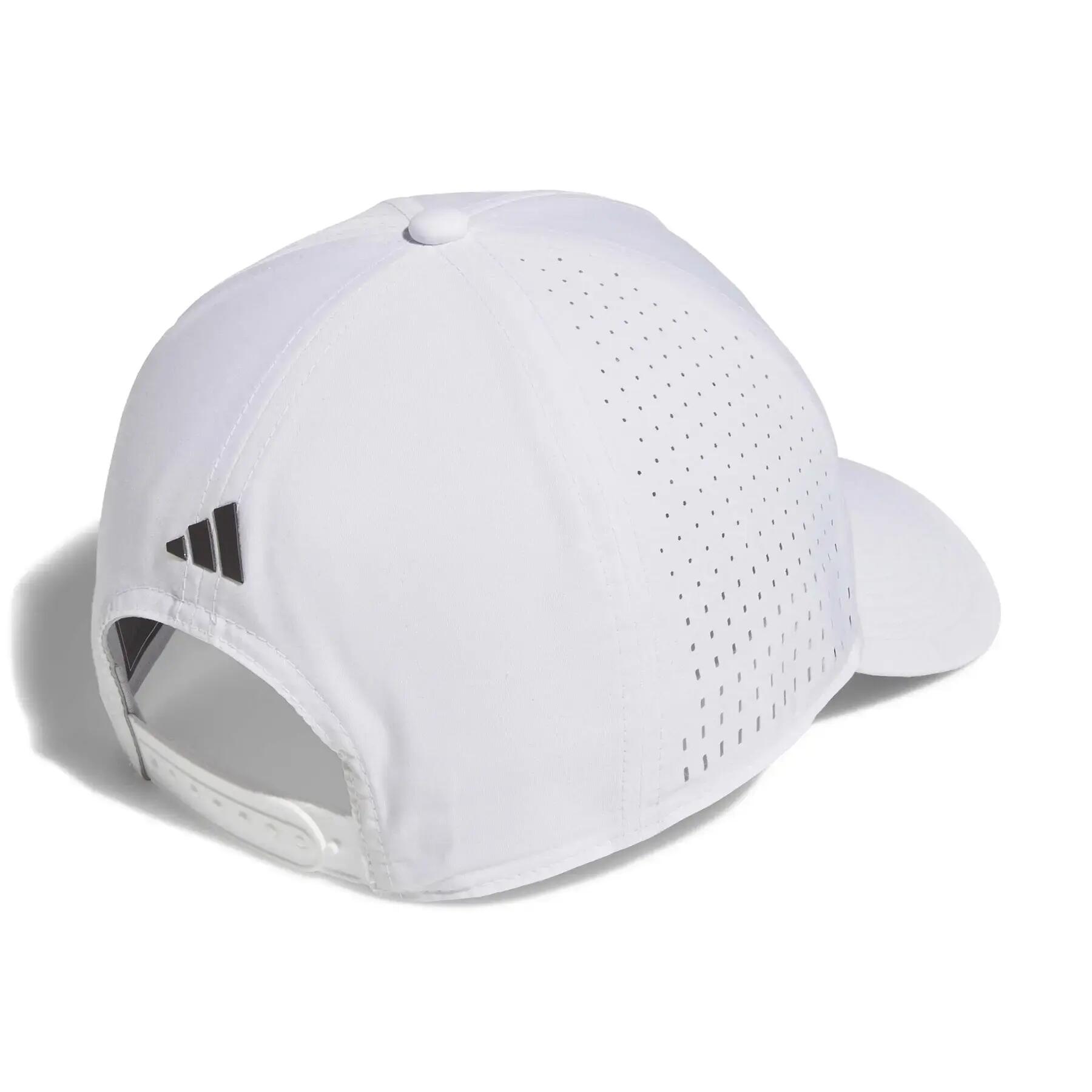 Casquette de golf Adidas Tour Hat 3 Stripes 26 pour homme, blanche 2/4