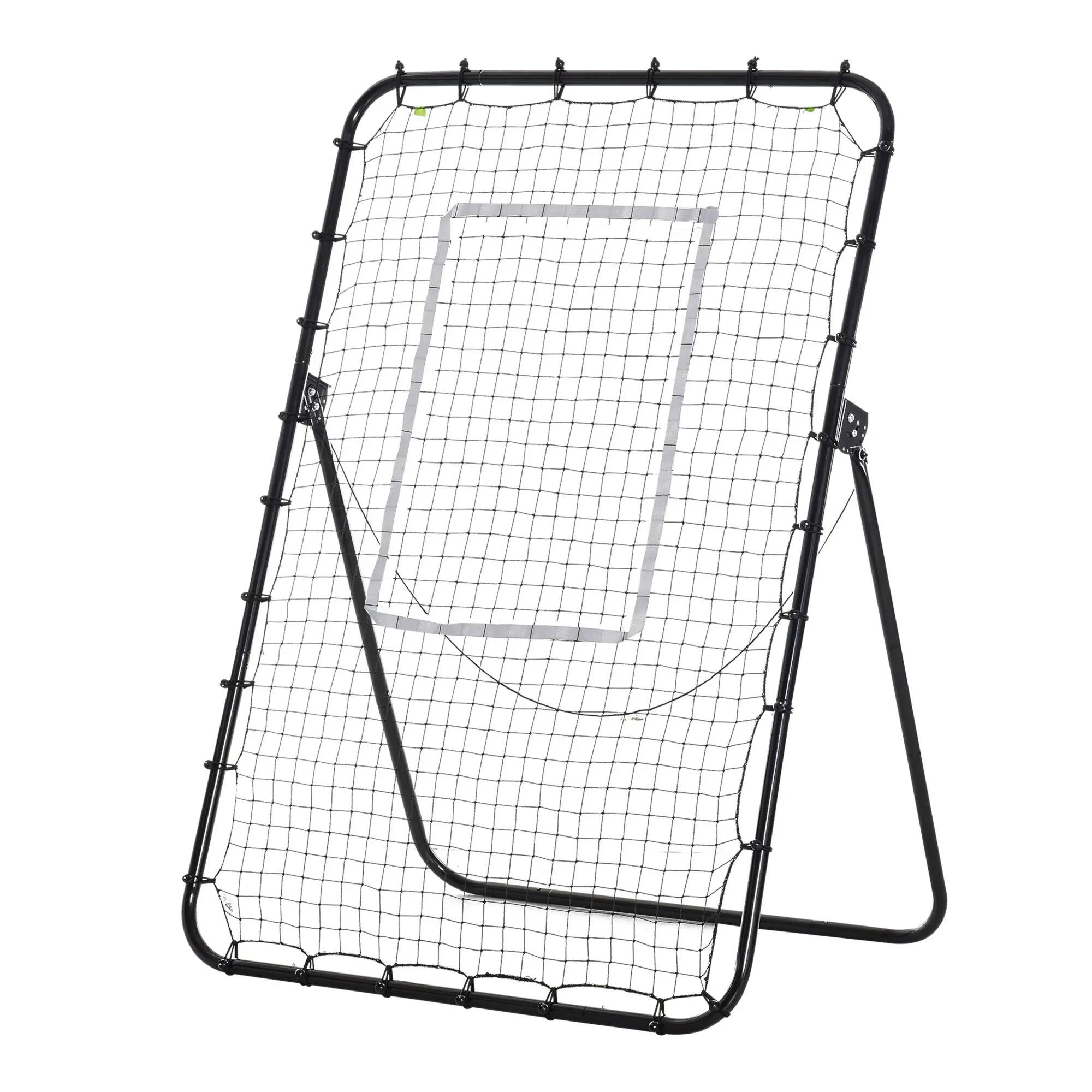 Filet de rebond de football pliable avec cible, hauteur et angle réglables 2/9