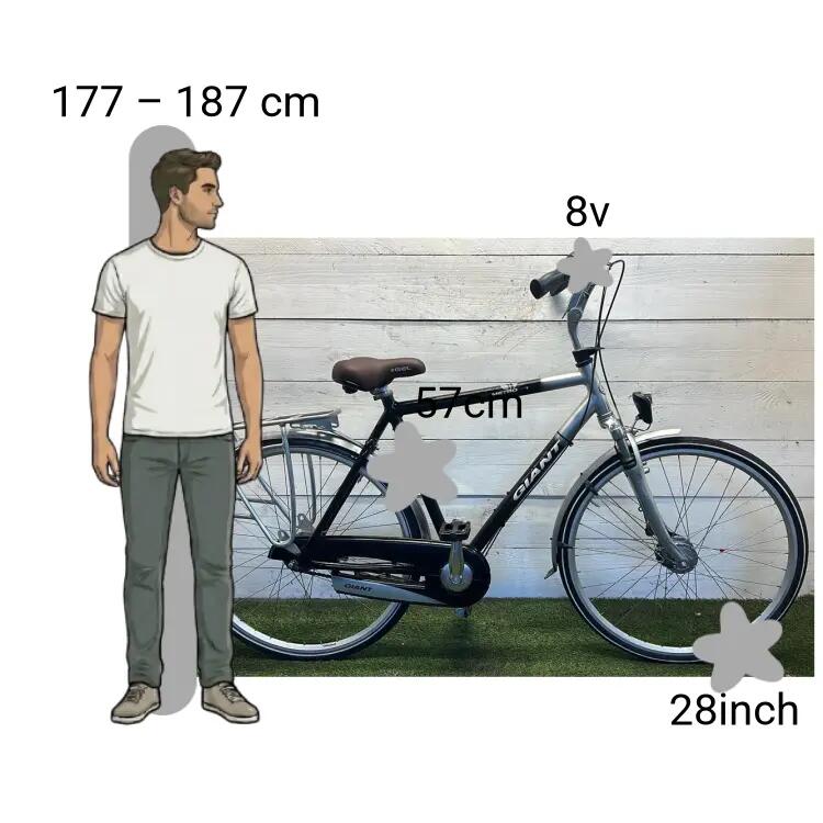 Bicicleta usada Giant Metro CS1 2/4