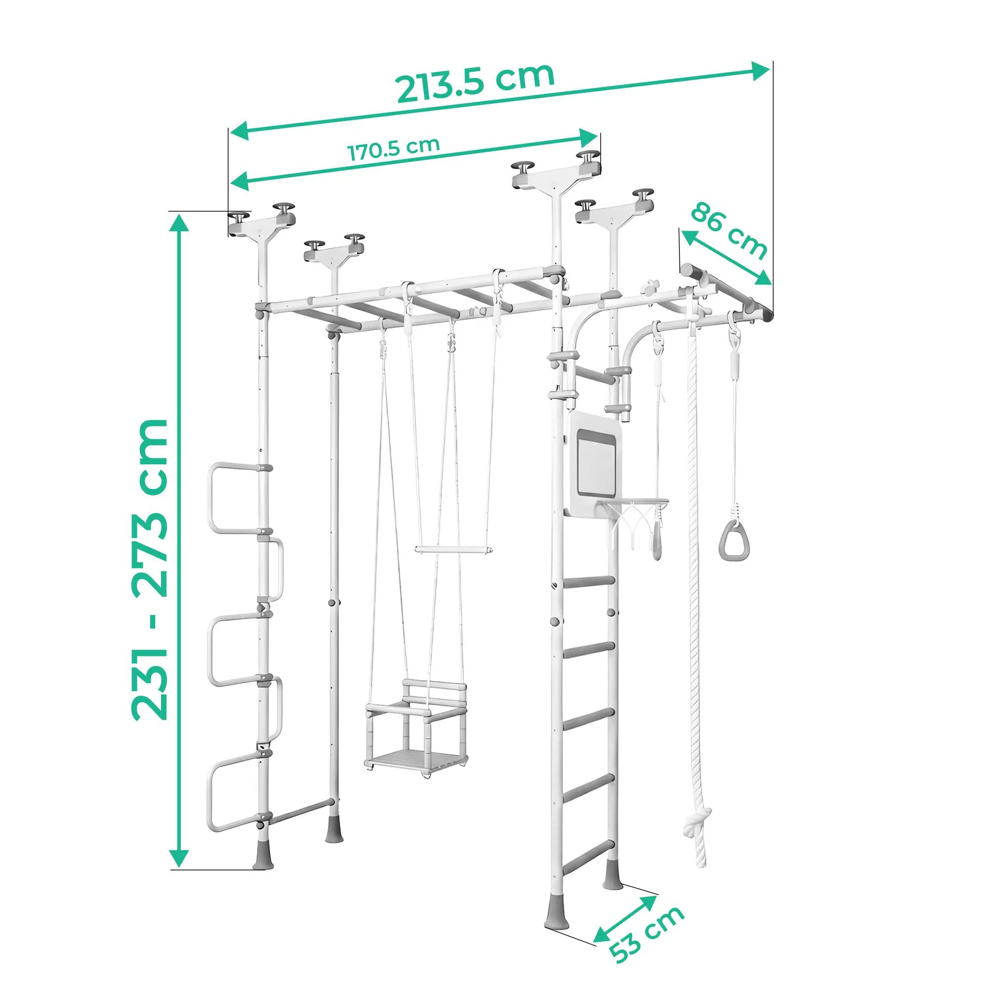 Spalier Gimnastic Pegas 2 Cu Accesorii 5/7