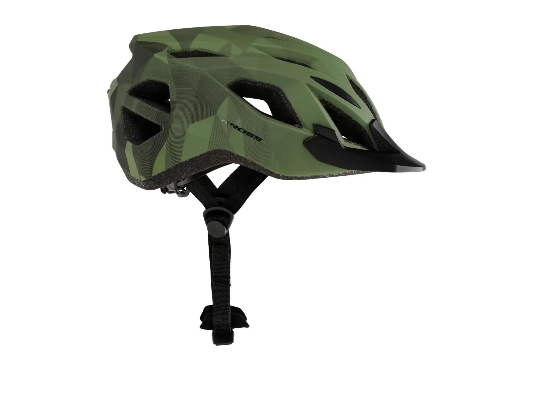Zielony kask rowerowy MTB KROSS RIDEX 2/7