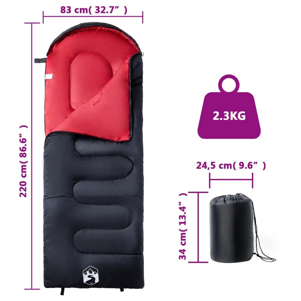 Sac de couchage adulte 3-4 saisons VidaXL imperméable 0-10°C 5/5