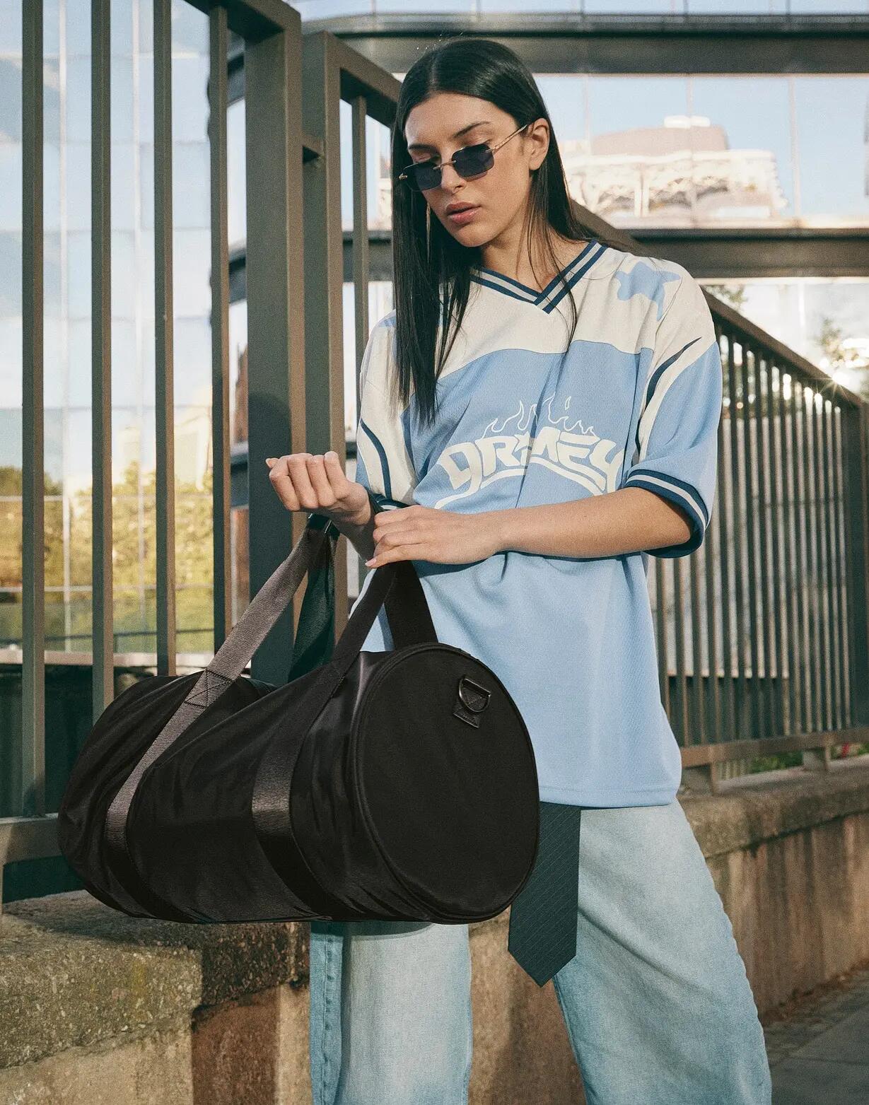 HAWKERS - Saco de Viagem, Saco de Desporto DUFFLE BAG BLACK 2/7