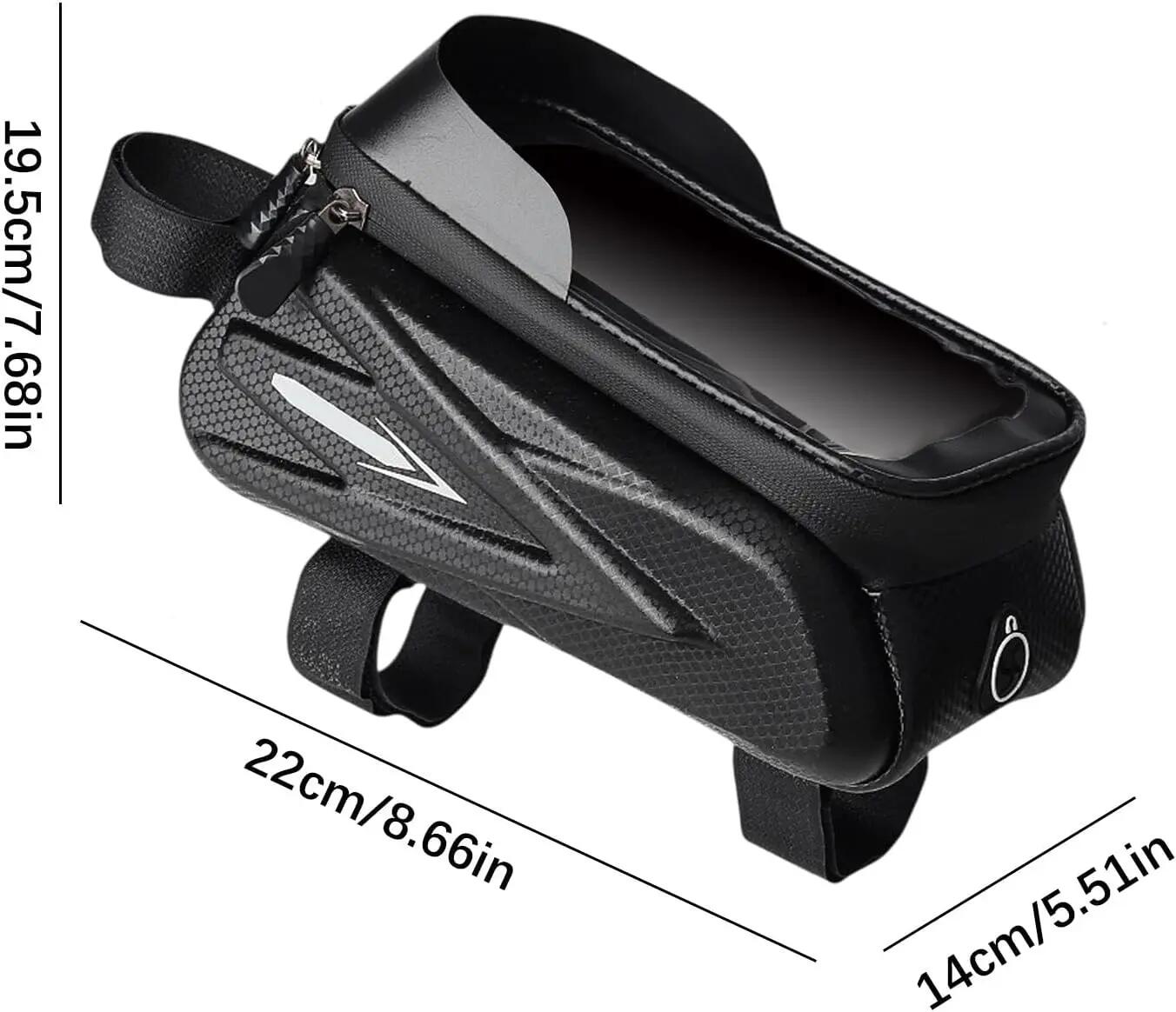 Gobelet de guidon pour téléphone, sacoche de transport pour téléphone de vélo - 5/6