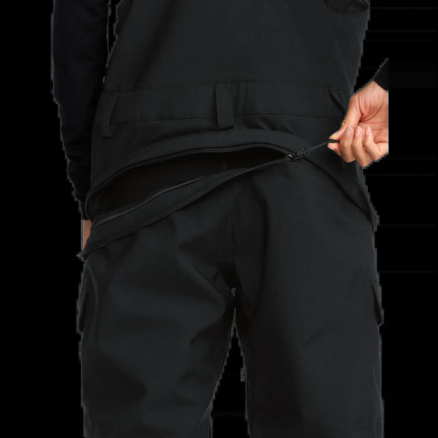 Pantalon de snowboard Volcom CRESTON 3D STRETCH BIB OVERALL Noir 8/8