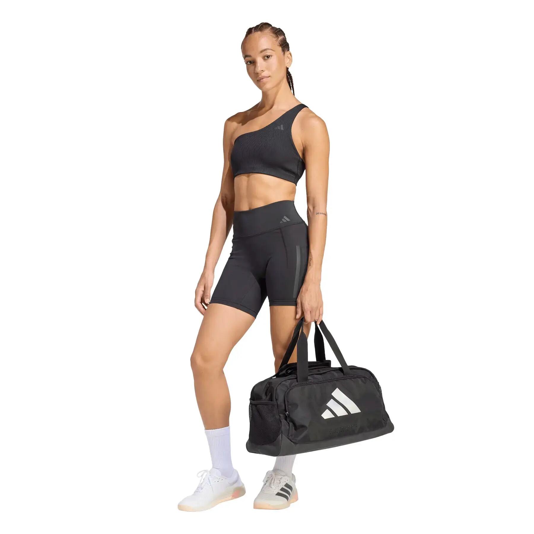 Botas femininas de coxa alta adidas Optime Workout 3-stripes 5/7