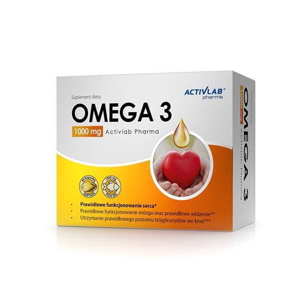 Omega 3 1000 mg Olej z ryb morskich EPA DHA Activlab Pharma