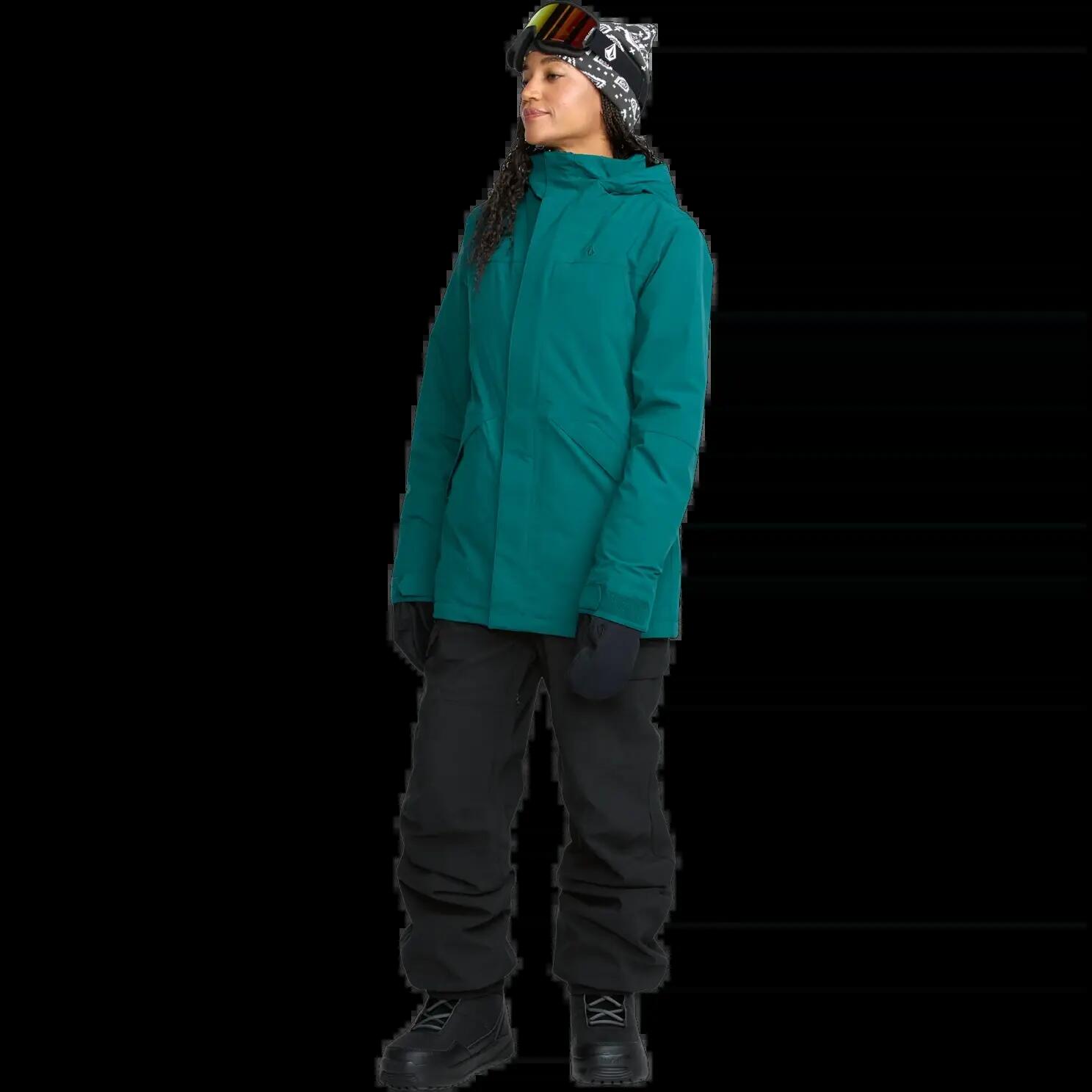 Pantalon de snowboard Volcom CRESTON 3D STRETCH BIB OVERALL Noir 4/8