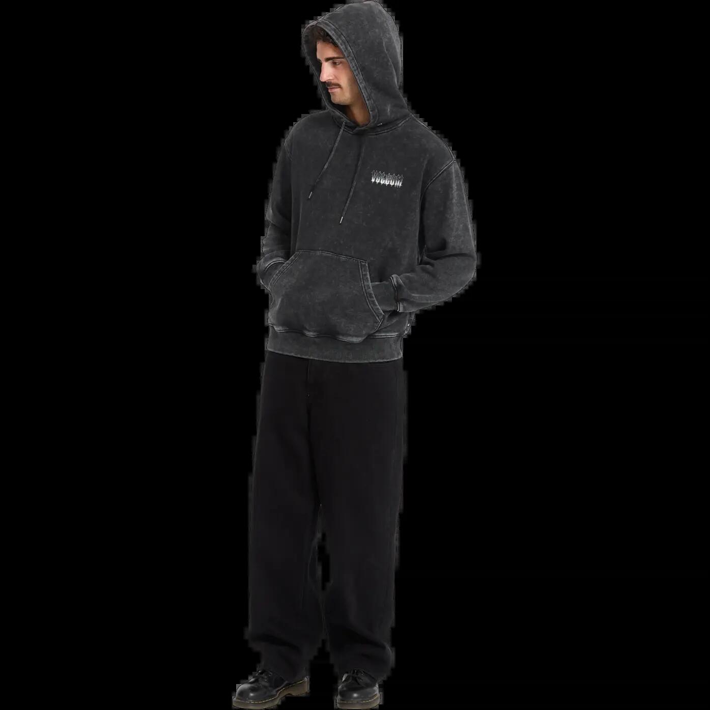 Sweat à capuche Volcom NODER PO Bleu Clair 7/7