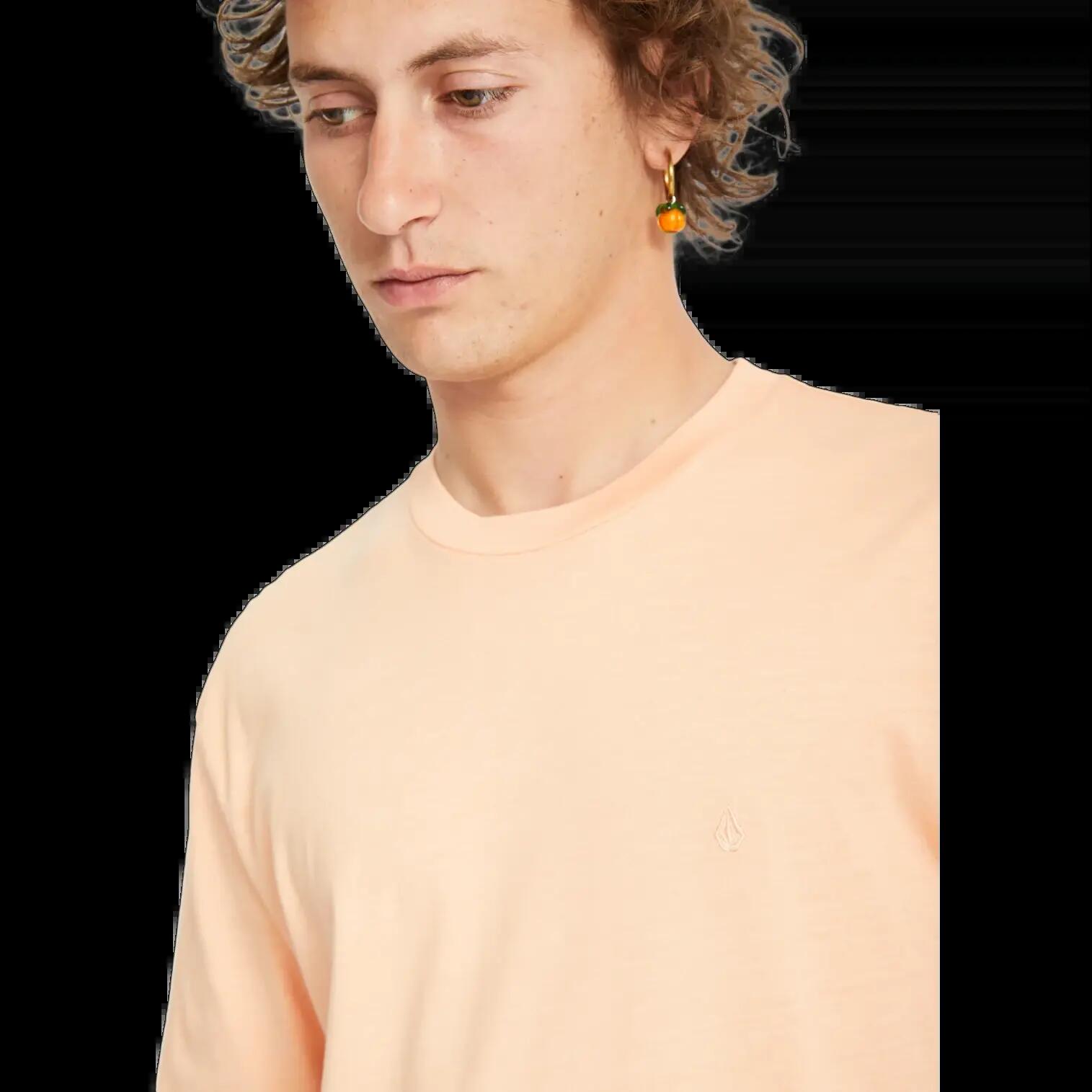 Camiseta Volcom Solid Stone Melocotón Pálido 5/7