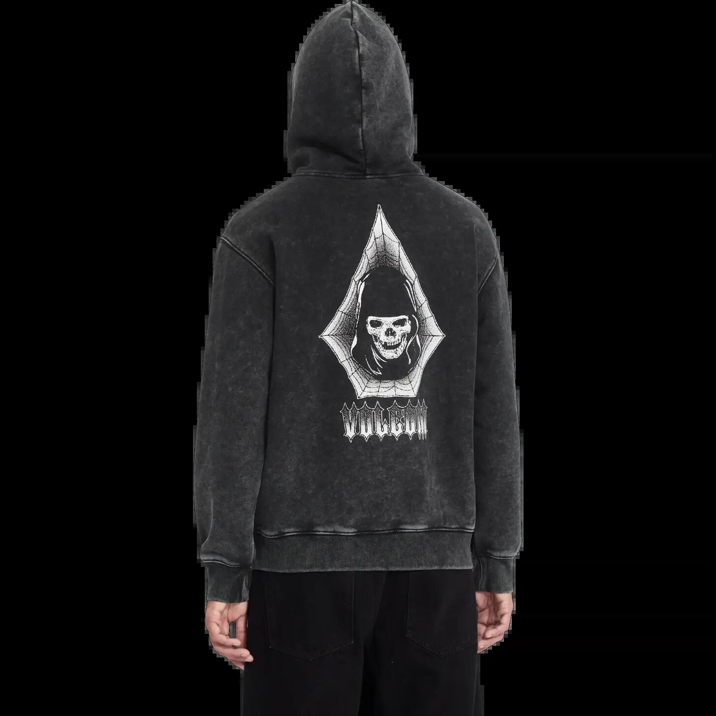 Sweat à capuche Volcom NODER PO Bleu Clair 5/7