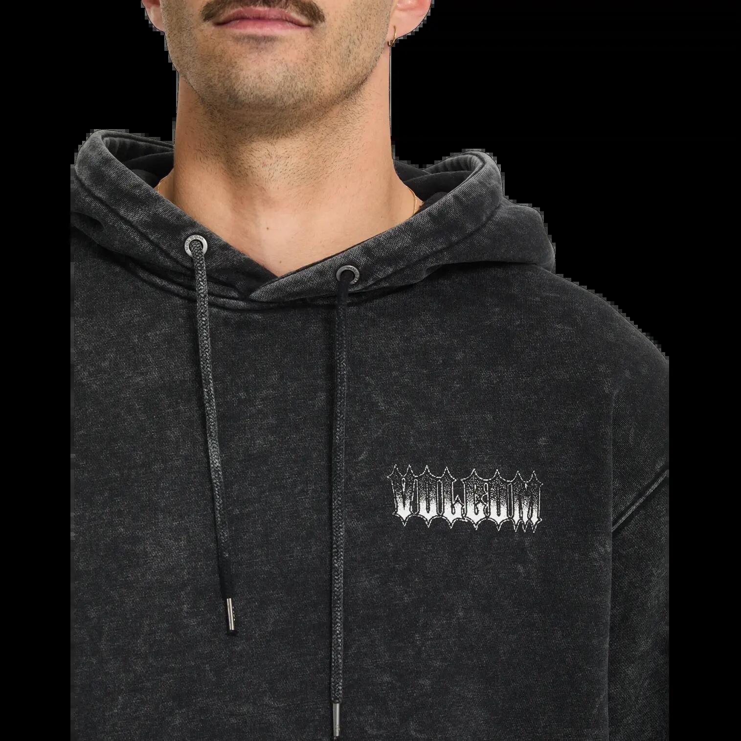 Sweat à capuche Volcom NODER PO Bleu Clair 4/7
