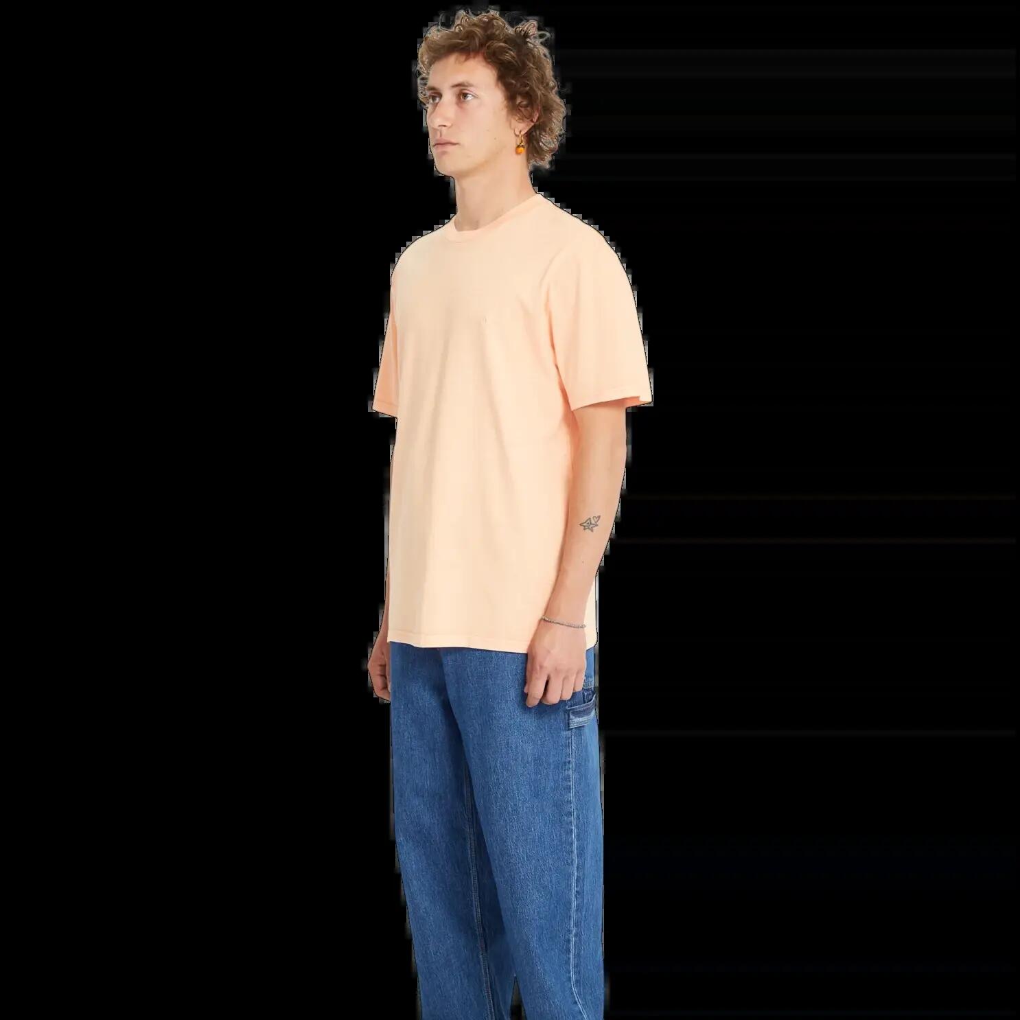 Camiseta Volcom Solid Stone Melocotón Pálido 3/7