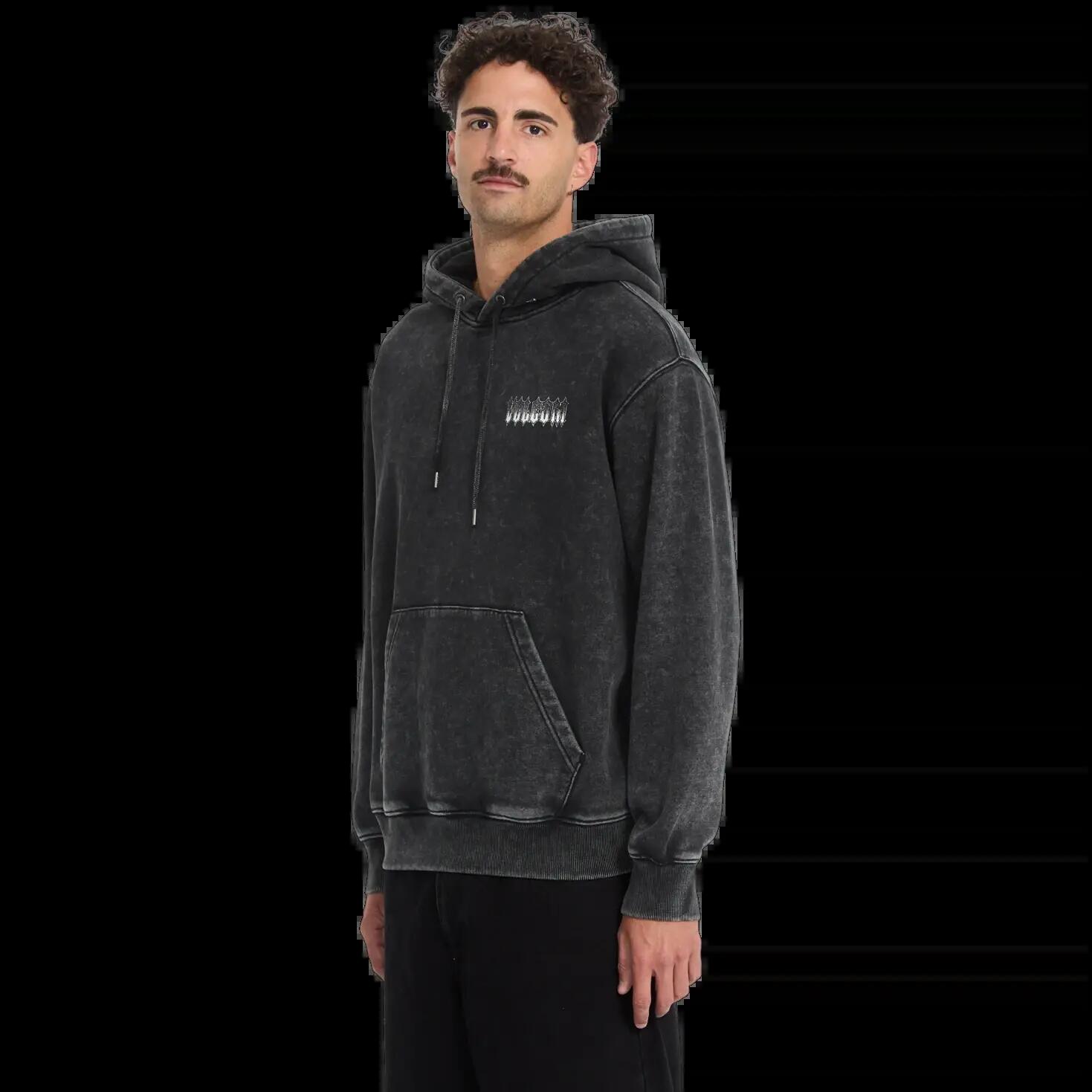 Sweat à capuche Volcom NODER PO Bleu Clair 3/7