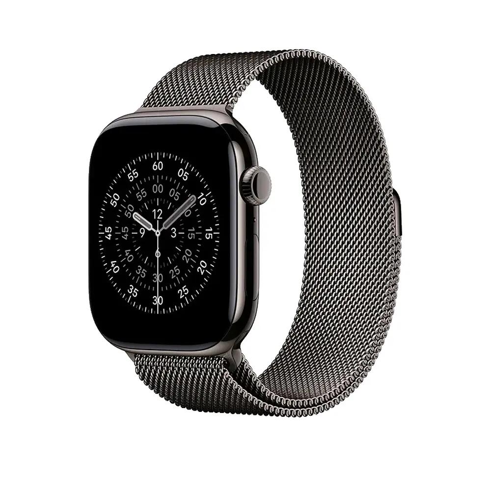 Bracelet Apple Milanese Loop Acier inoxydable Ardoise 2/3