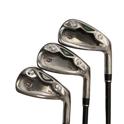 Wilson nc6 ijzerset / 4-pw / flex regular / grafiet