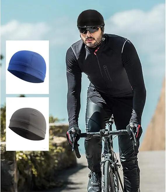 Lot de 3 bonnets rafraîchissants pour casque, évacuant la transpiration, pour le 2/7
