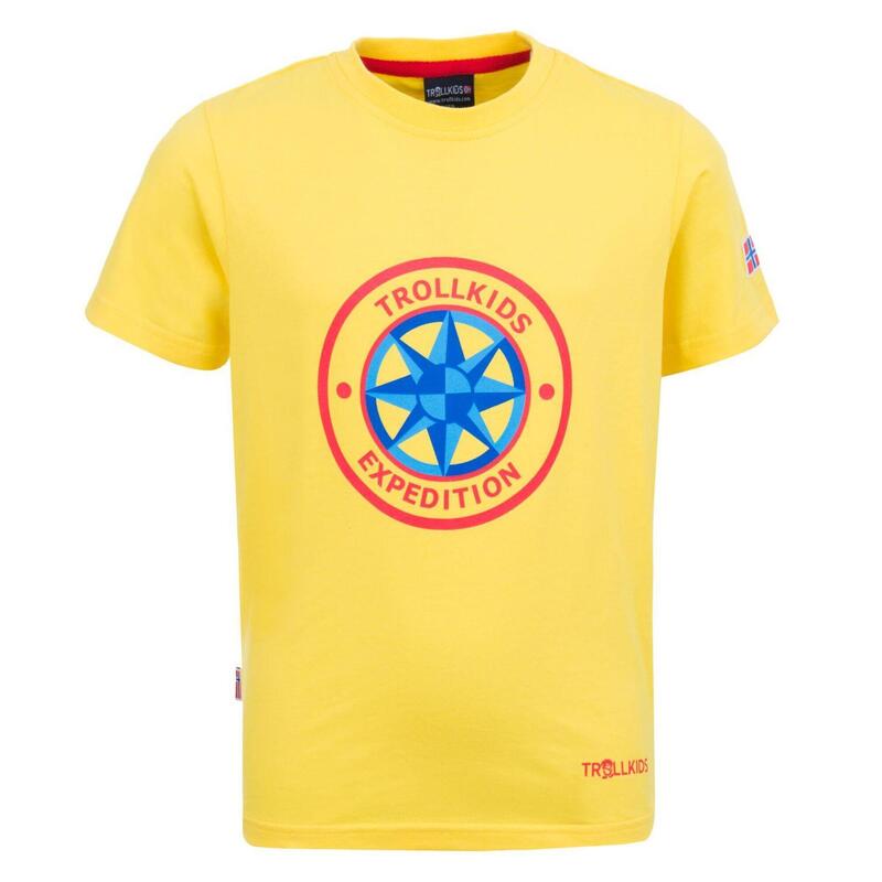 Kinder T-Shirt Windrose T Gelb