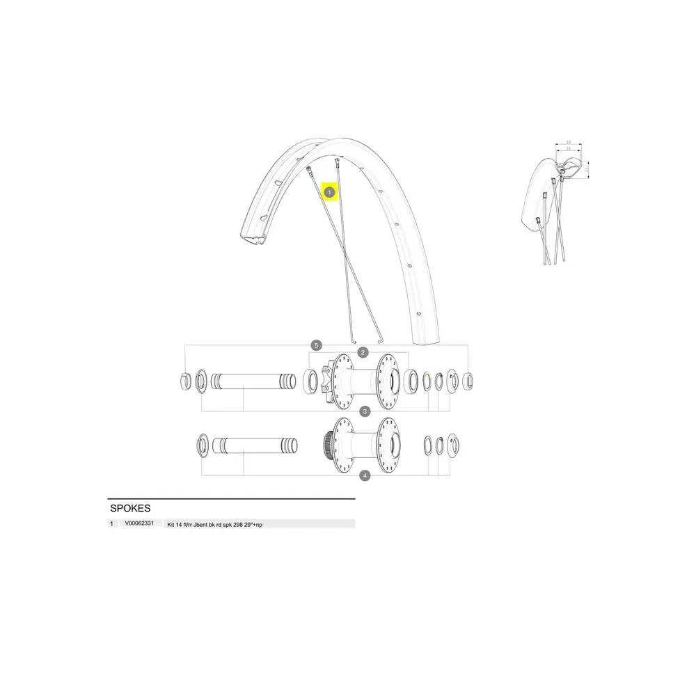 Fietsspatborden Mavic J-bend 2/2