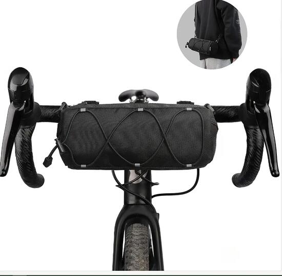 Sacoche de guidon pour vélo - Sacoche avant avec bandoulière pour vélos de route
