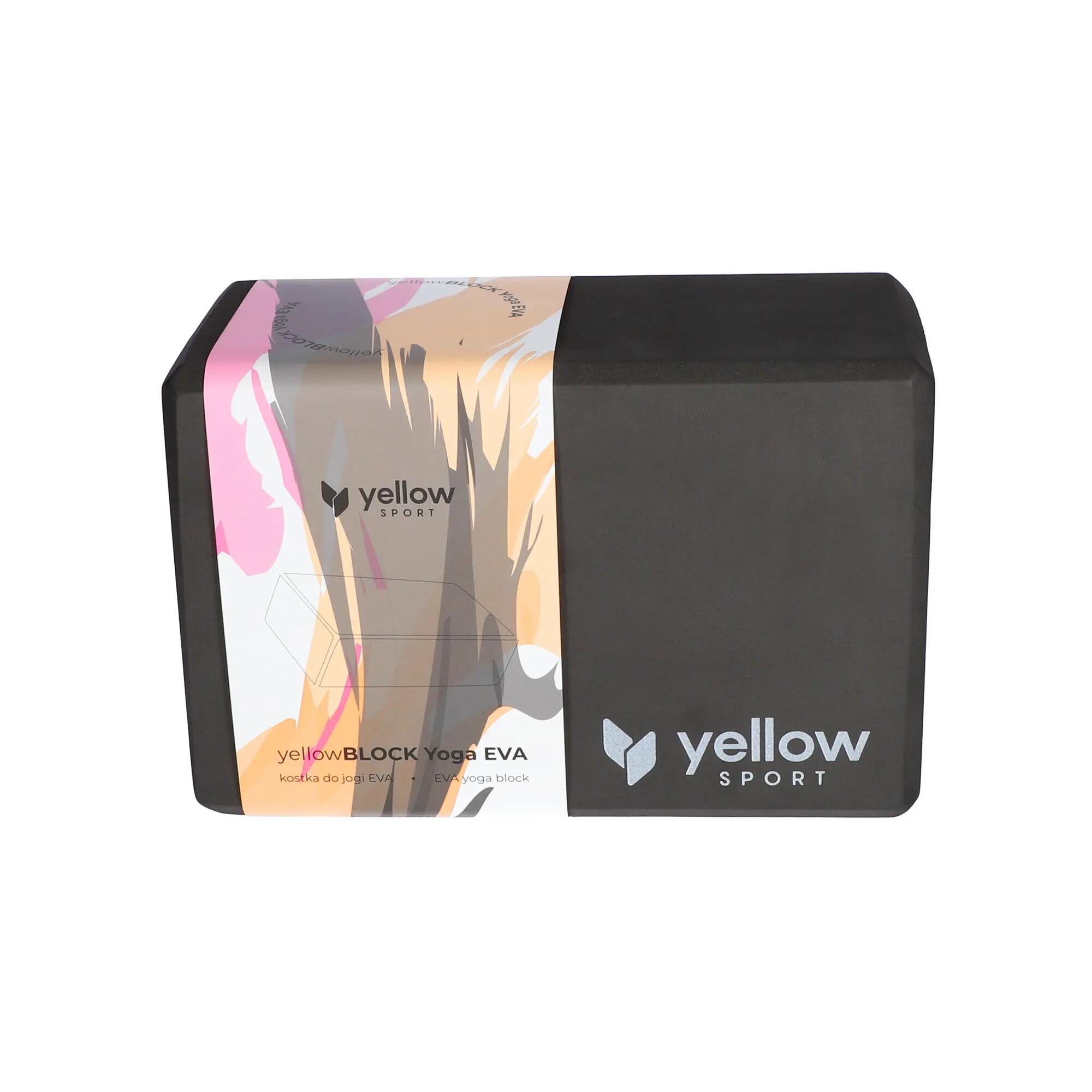 Kostka do jogi z naturalnego korka yellowSPORT yellowBLOCK Yoga Cork 4/4