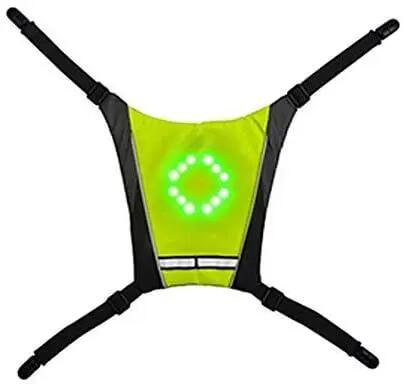 Gilet de sécurité pour LED, gilet de sécurité pour le vélo avec Clignotants et t 1/6