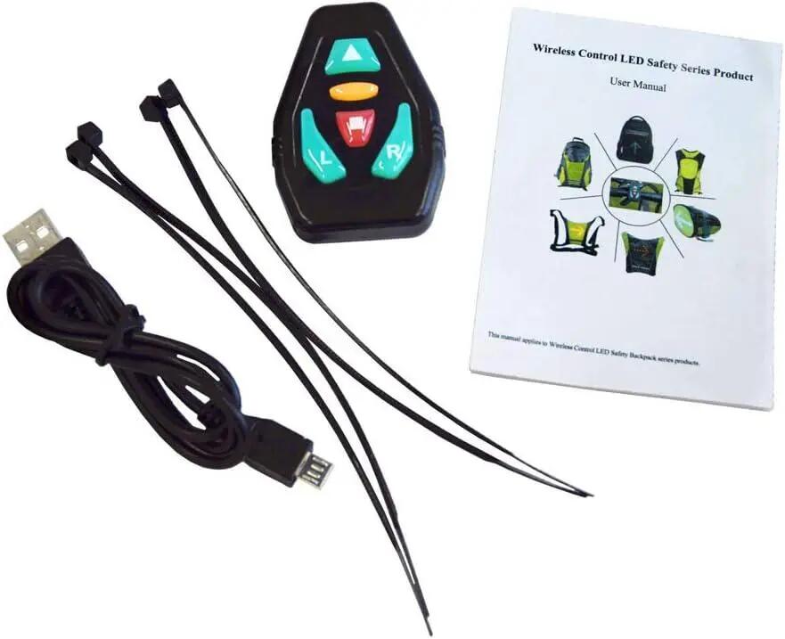 Gilet de sécurité pour LED, gilet de sécurité pour le vélo avec Clignotants et t 6/6