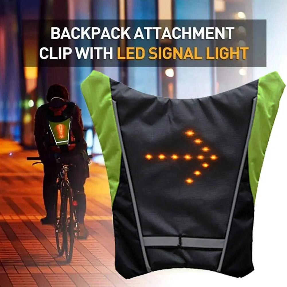 Gilet de sécurité pour LED, gilet de sécurité pour le vélo avec Clignotants et t 5/6