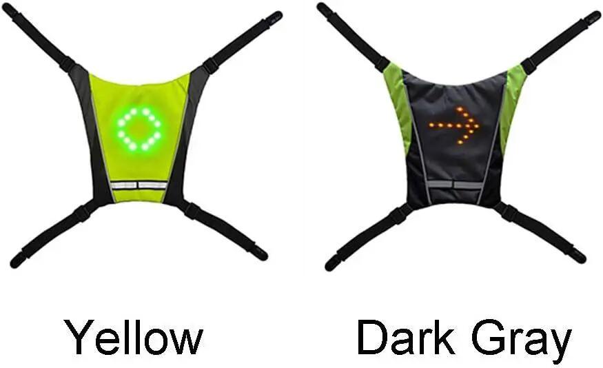 Gilet de sécurité pour LED, gilet de sécurité pour le vélo avec Clignotants et t 4/6