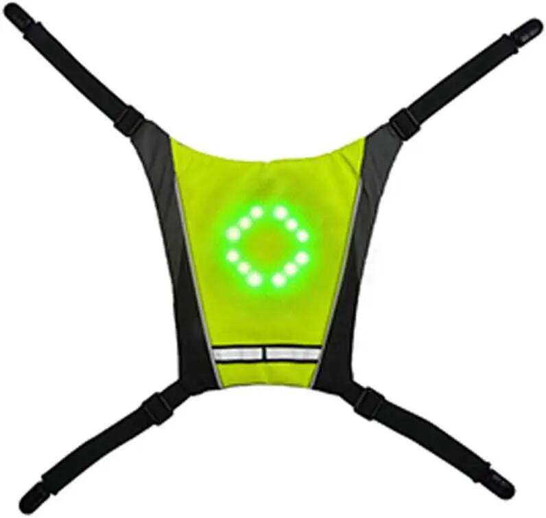 Gilet de sécurité pour LED, gilet de sécurité pour le vélo avec Clignotants et t 2/6