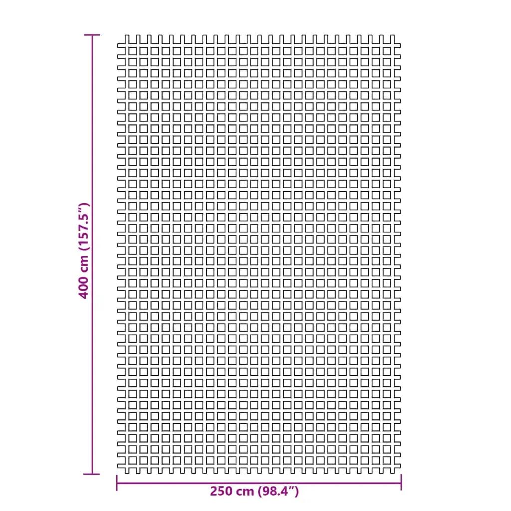 Tapis de sol pour tente VidaXL anthracite 4 x 2,5 m 7/7