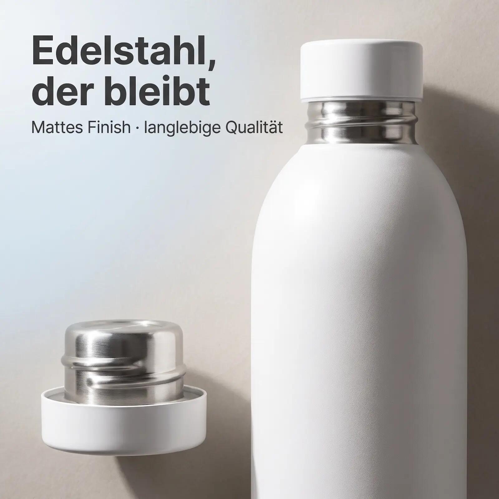 Trinkflasche aus Edelstahl isolier Flasche 500 ml Doppelwandig Sportflasche 2/7