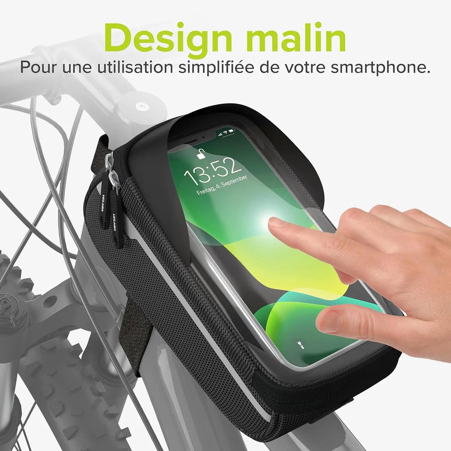 Sacoche de vélo de haute qualité - Support de téléphone portable pour vélo, idé 6/7