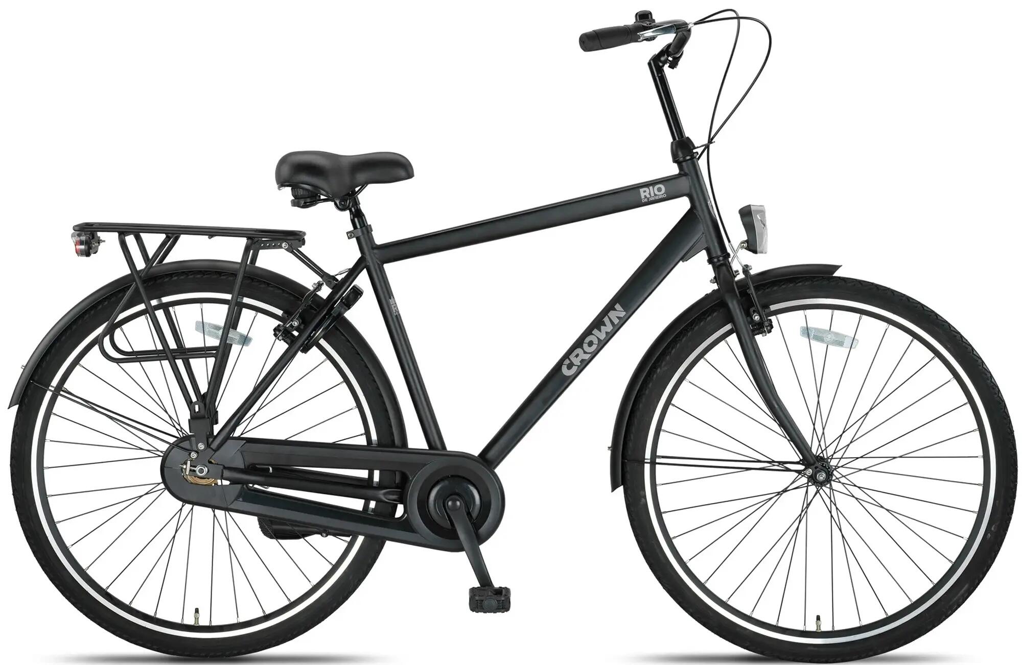 Crown Rio Herenfiets 28 inch 52 cm Mat Zwart 2/7