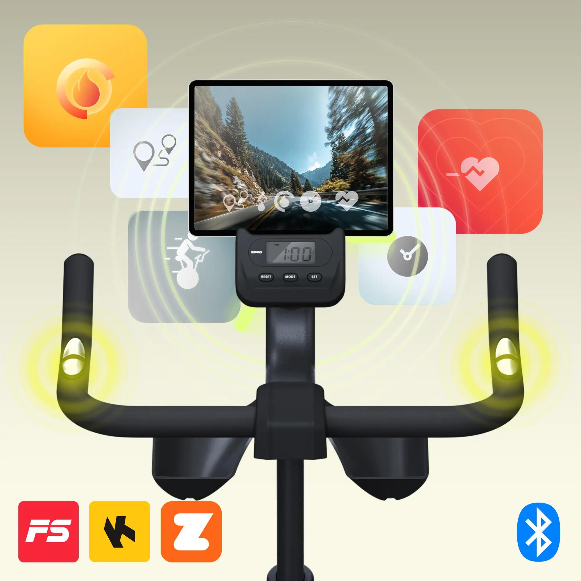 Zipro Modo Indoor cycling Exercise Bike Bluetooth FitShow 7/16