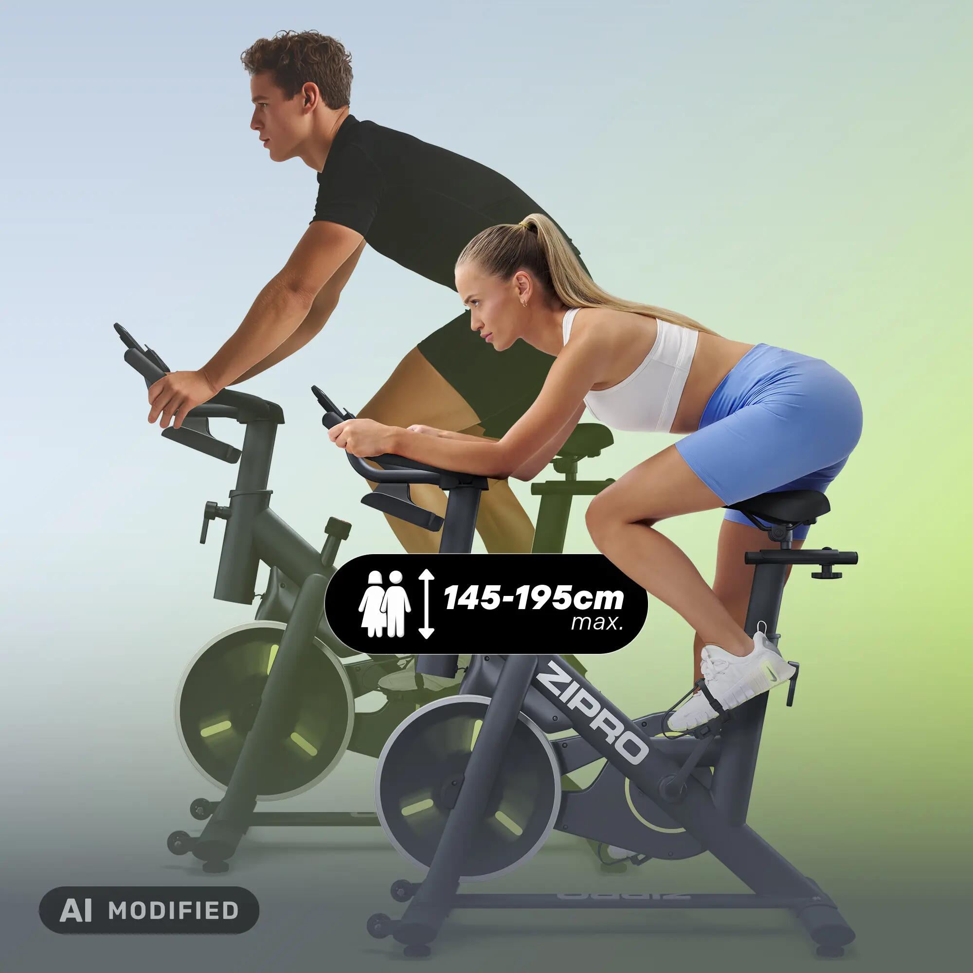 Zipro Modo Indoor cycling Exercise Bike Bluetooth FitShow 12/16