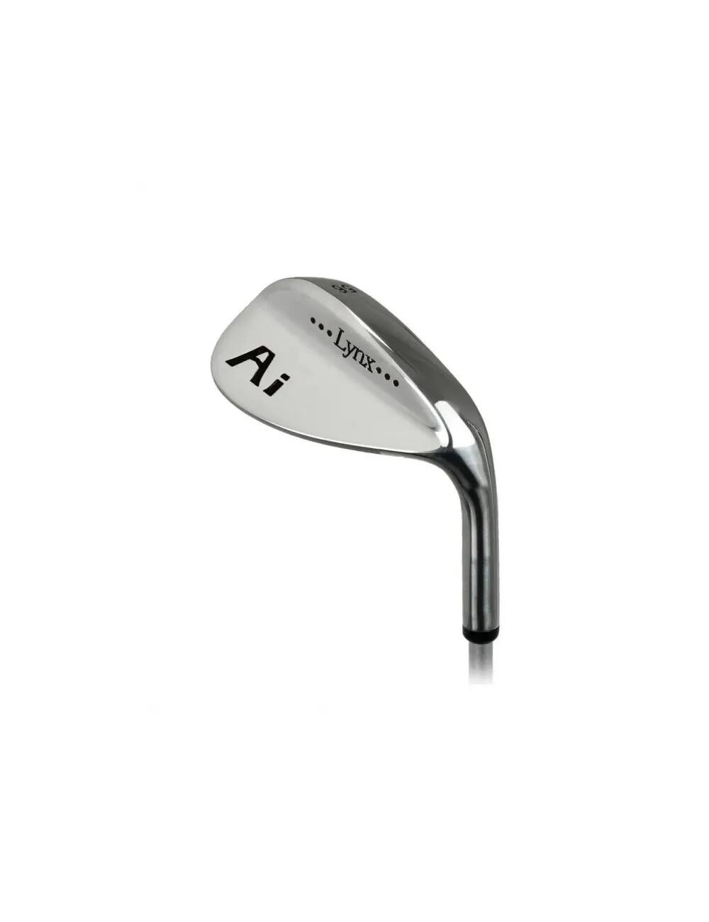 Lynx Conjunto de Golfe Junior de 6 tacos para 60–63" (154–165 cm), Prateado 7/8