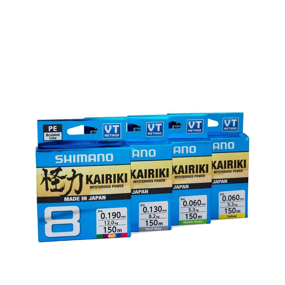 Filo da pesca intrecciato Shimano Kairiki 150m 3/8