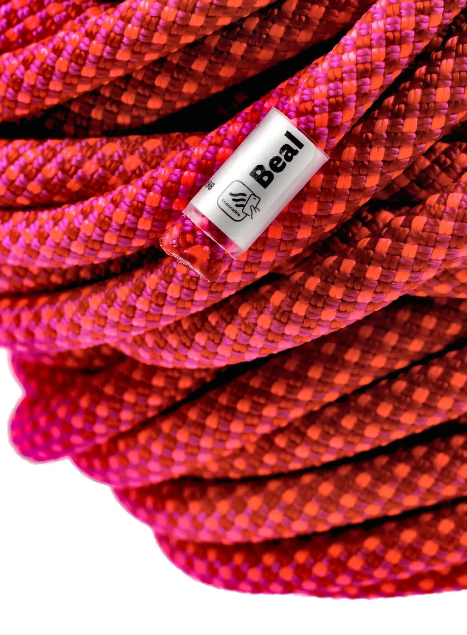 Lina dynamiczna Beal Stinger Unicore 9,4 mm x 70 m Golden Dry  - fuchsia 4/5