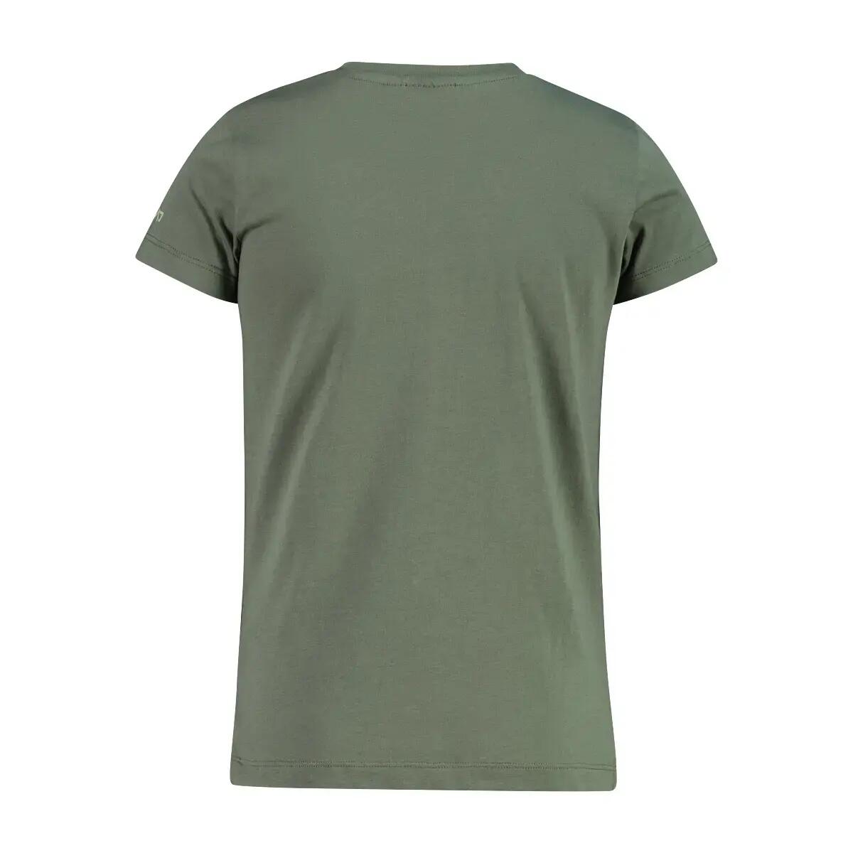 T-shirt z bawełny organicznej dziewczęcy CMP 3/5