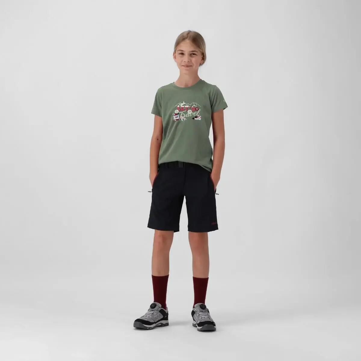 T-shirt z bawełny organicznej dziewczęcy CMP 2/5