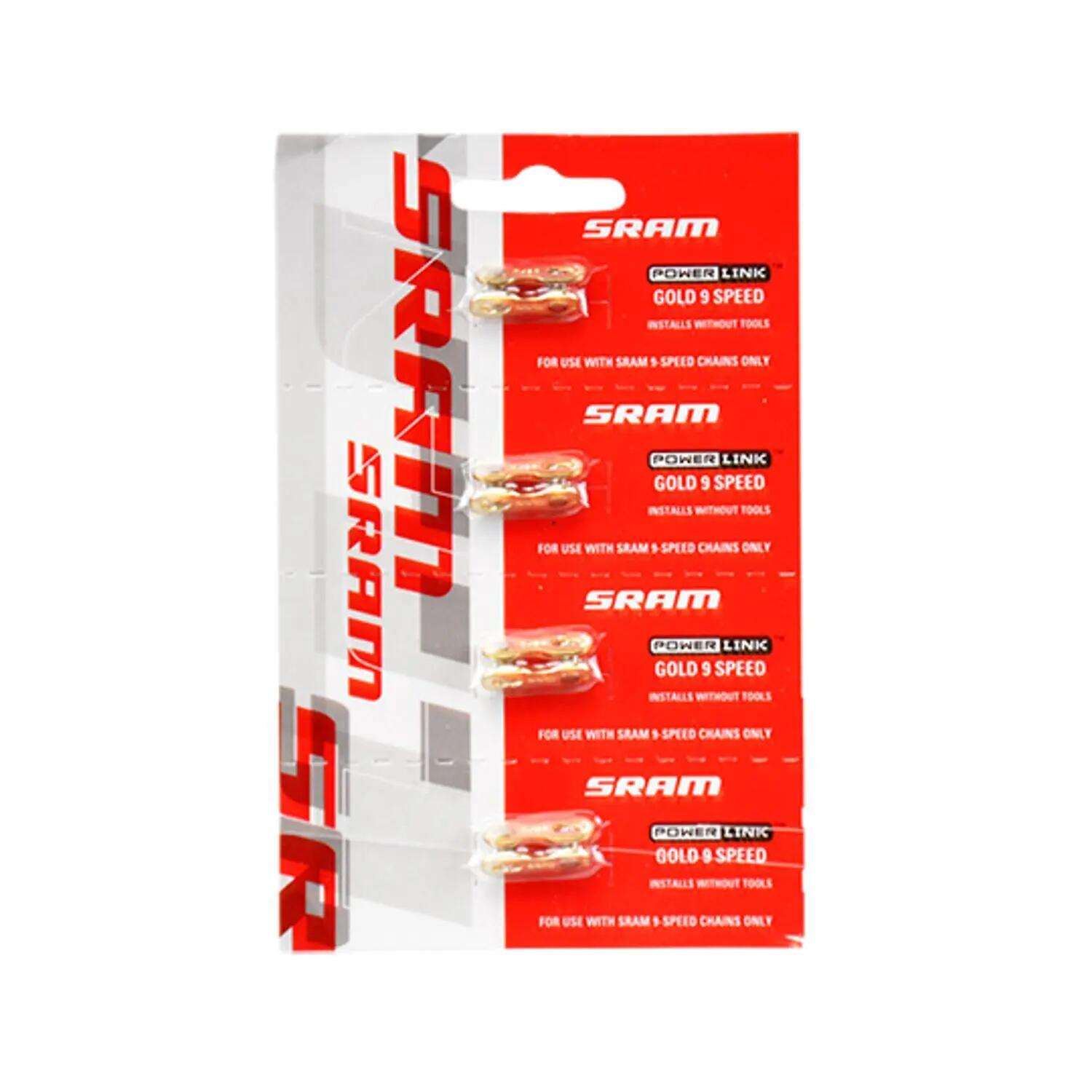 Accessoire de vélo SRAM maillon rapide Or 2/2