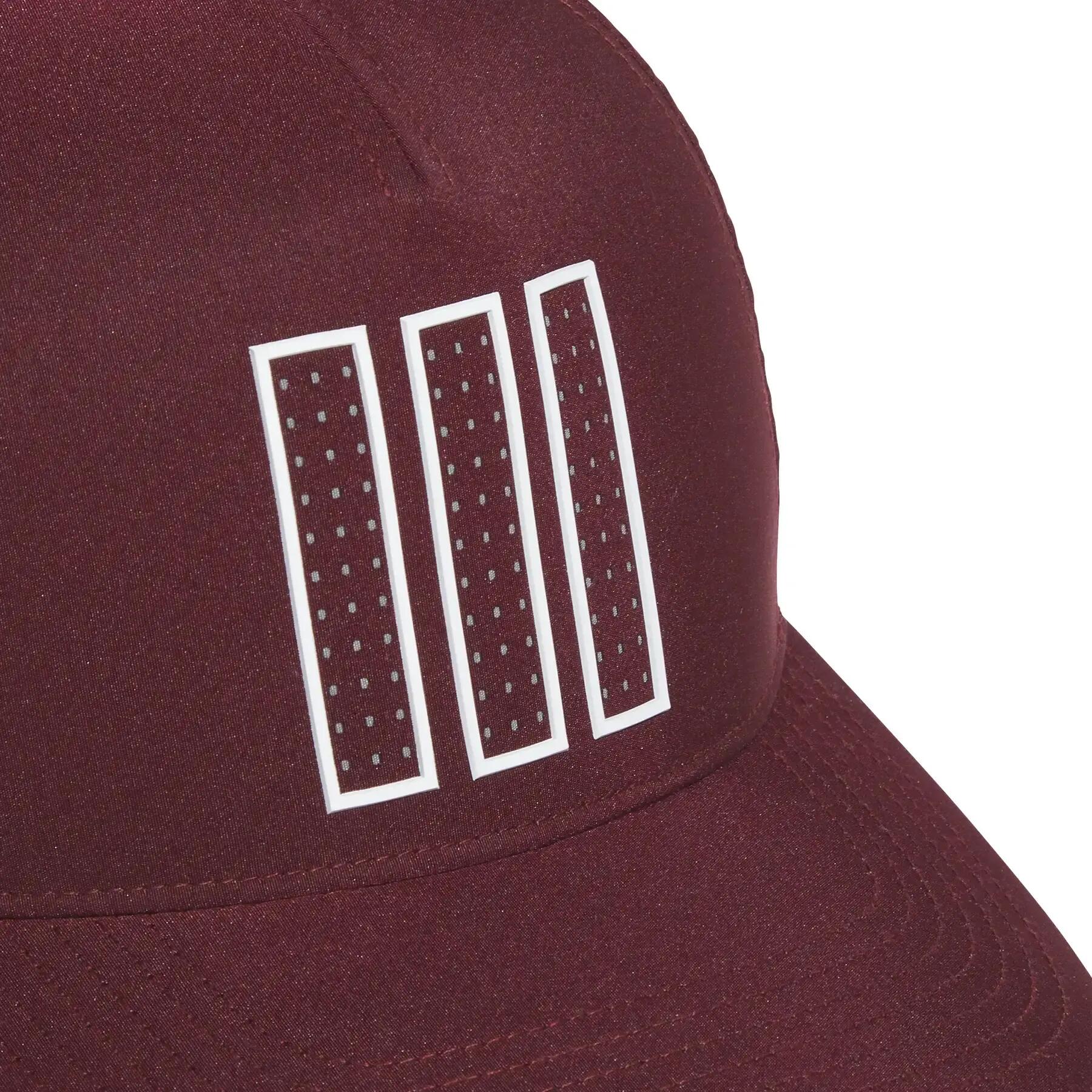 Casquette de golf Adidas Tour Hat 3 Stripes 26 pour homme, bordeaux 3/4