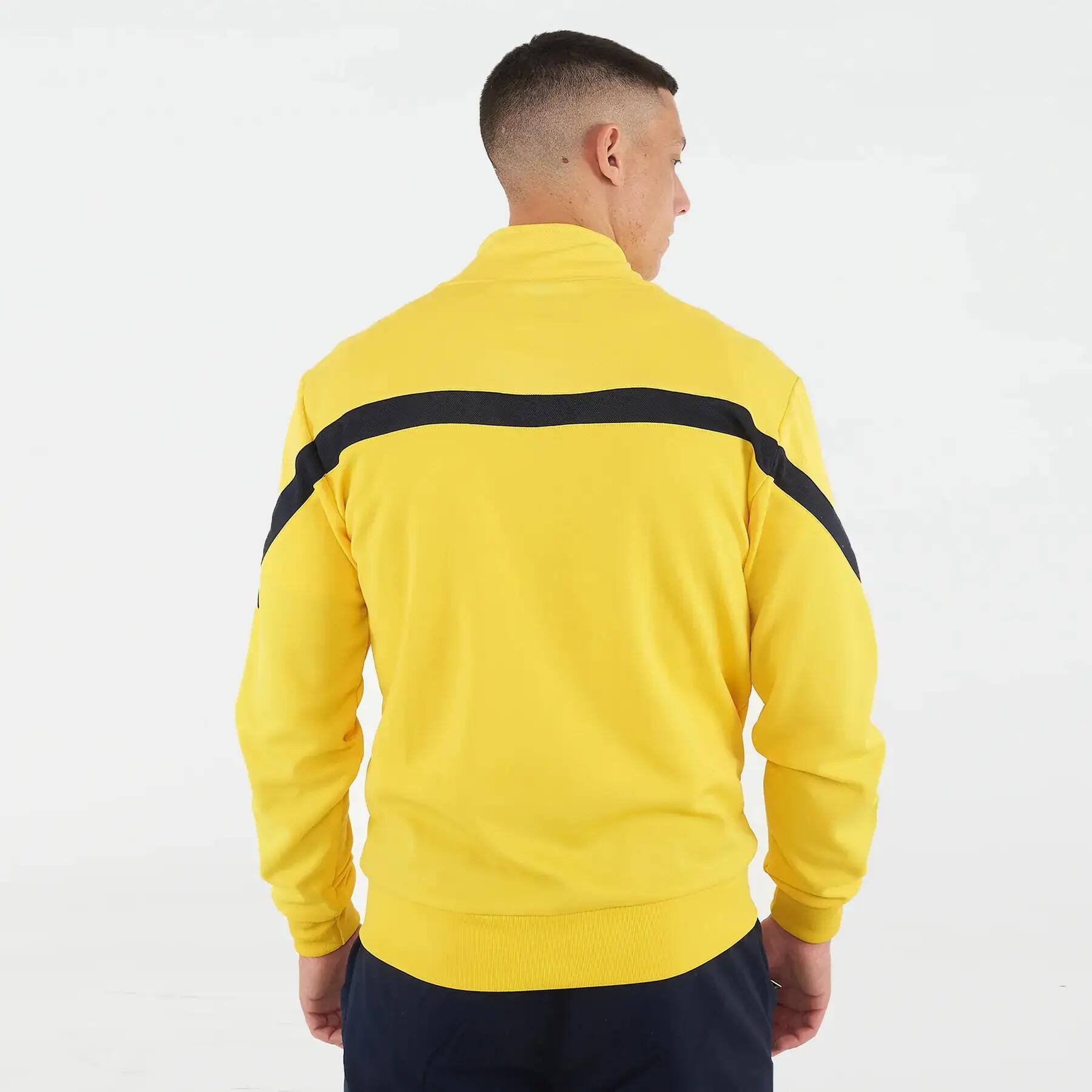 Veste de course ultralégère Mosca jaune-bleu 4/6