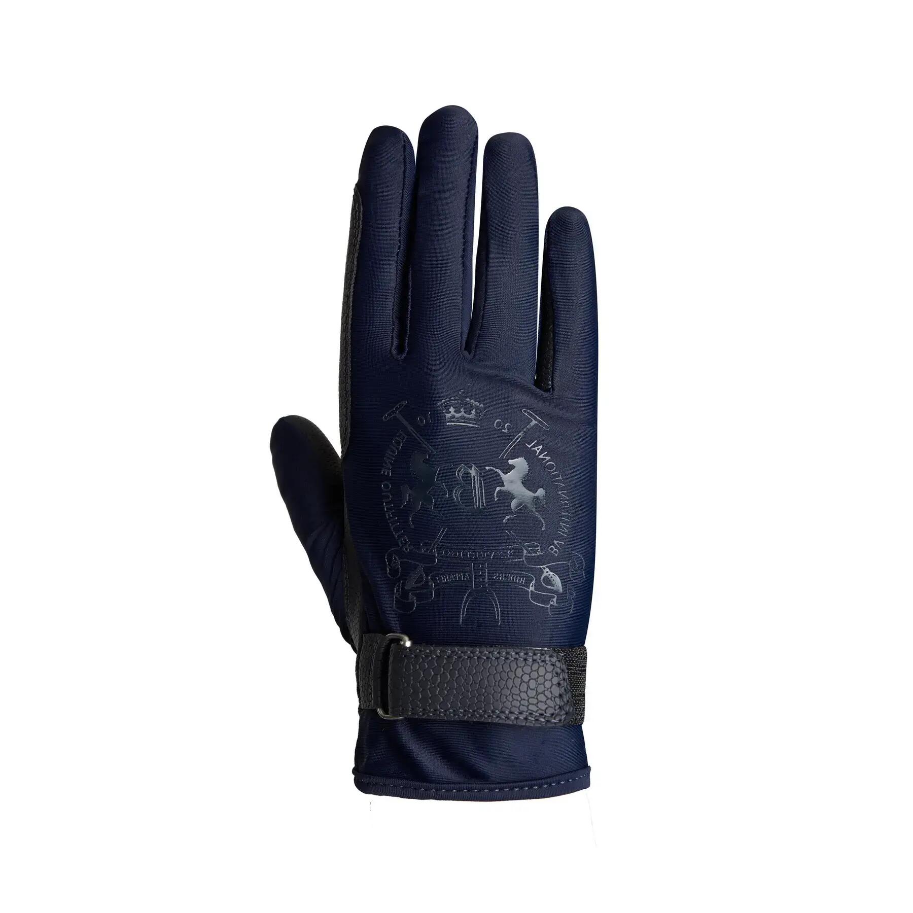 Gants d'équitation avec logo imprimé femme B Vertigo Laia 2/5