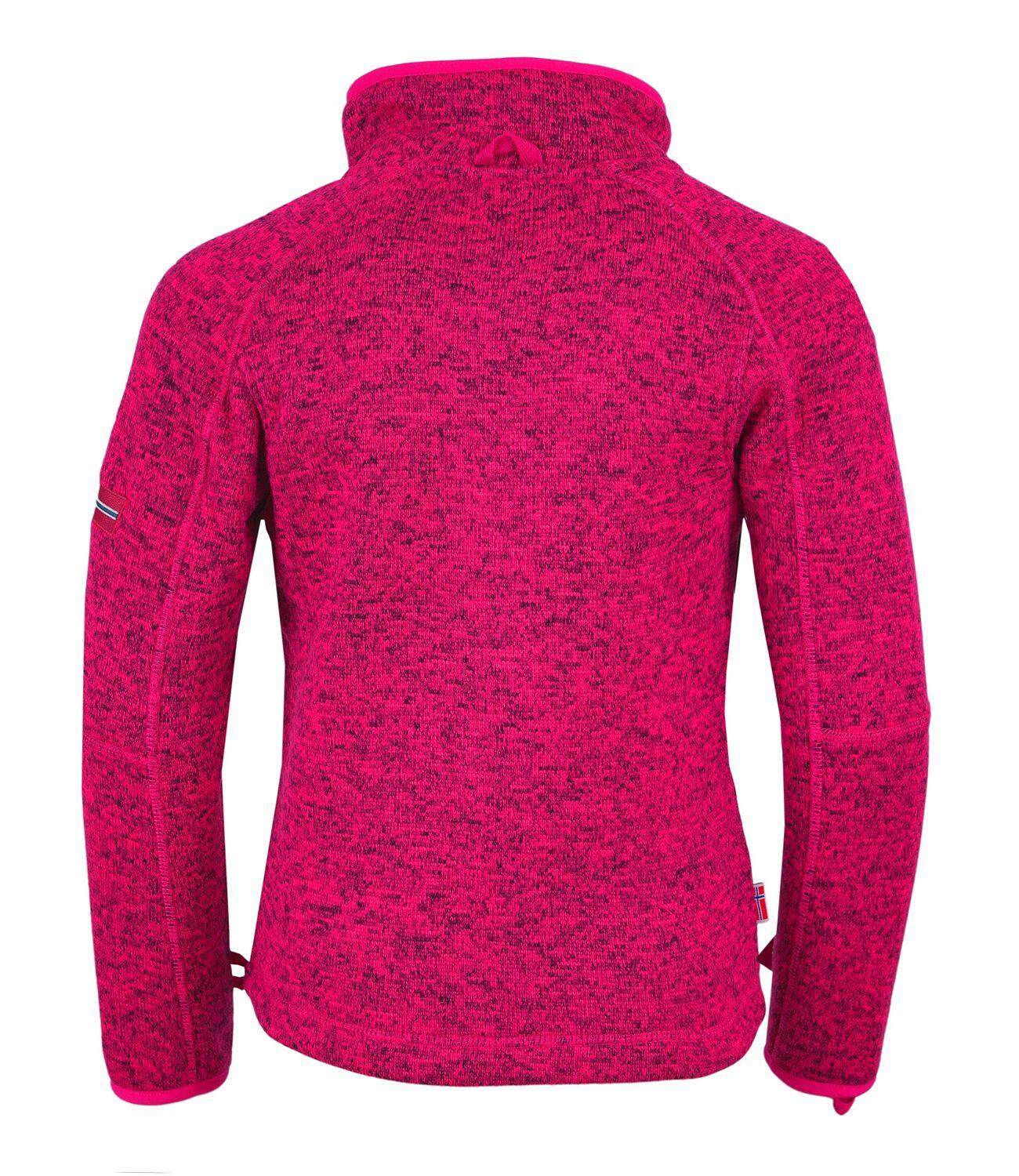 Veste polaire enfants Jondalen rose foncé 2/3