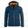 Kinder Softshell Jacke Trollfjord Mystisches Blau/Goldgelb